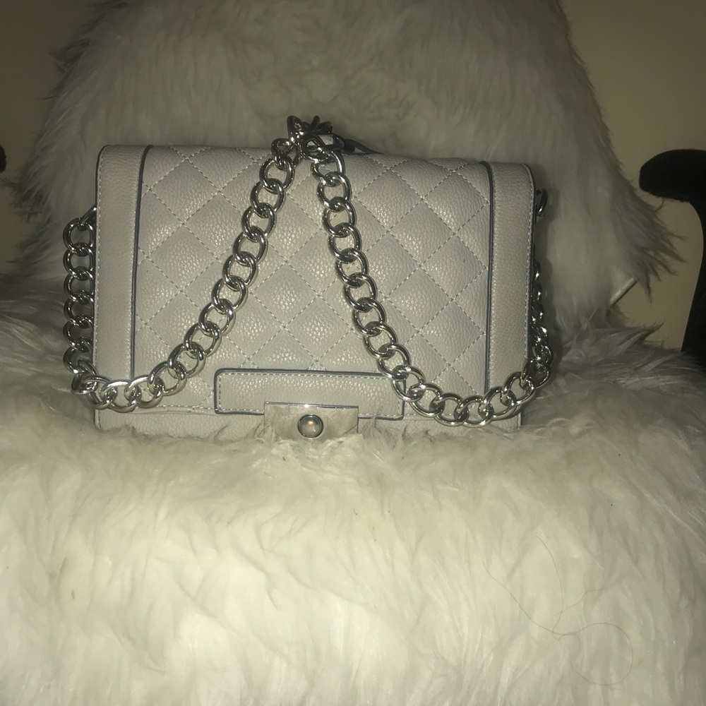 Justfab Grey Crossbody Purse